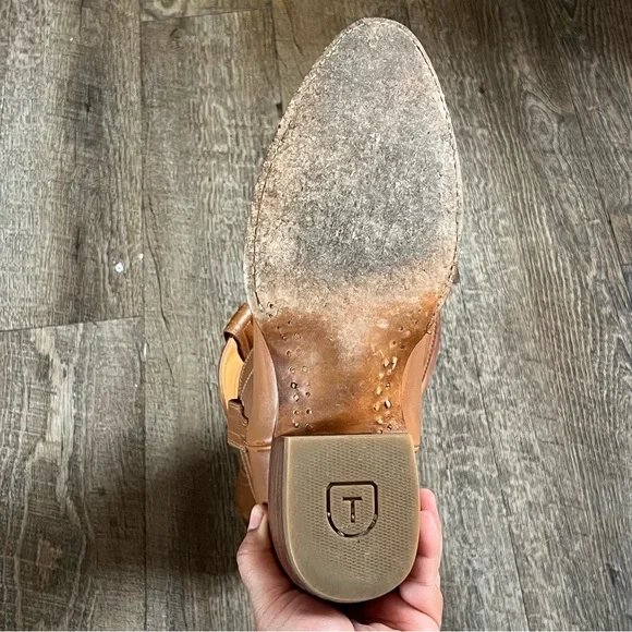 Tecovas The Penny Caramel Tan Size 9.5B Women’s Boots Booties - Picture 12 of 15
